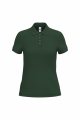 Dames Polo iDeal Basic Brand Forest Green